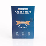 Front of the Comformidable nasal strips packaging with 100 strips