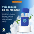 Comformidable Duo Nasal Inhaler geeft een krachtige mentholboost via beide neusgaten tegelijk