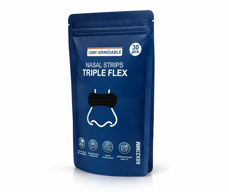 Comformidable® Sorte Runde Næseplastre 30 stk.