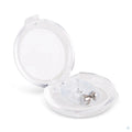 Transparante opbergdoos van de Comformidable anti-snurk kit met magnetische neusclips