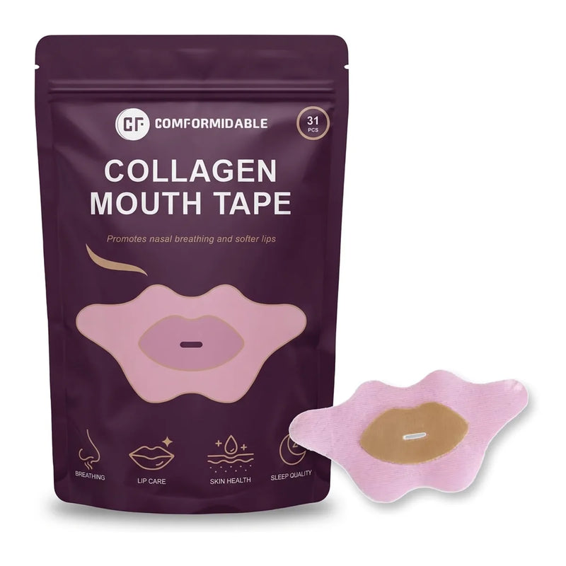 Bande buccale au collagène Comformidable, sachet de 31 et un patch