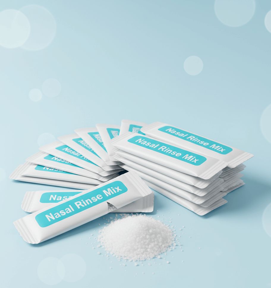 90× nasal saline solution (sodium chloride)