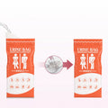 Pee bag with an absorbent pad that turns liquid into gel within seconds