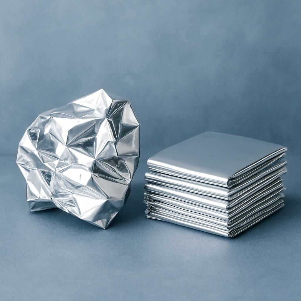 Silver side – retains warmth